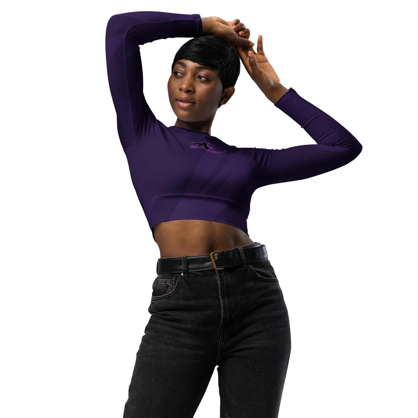 long-sleeve crop top