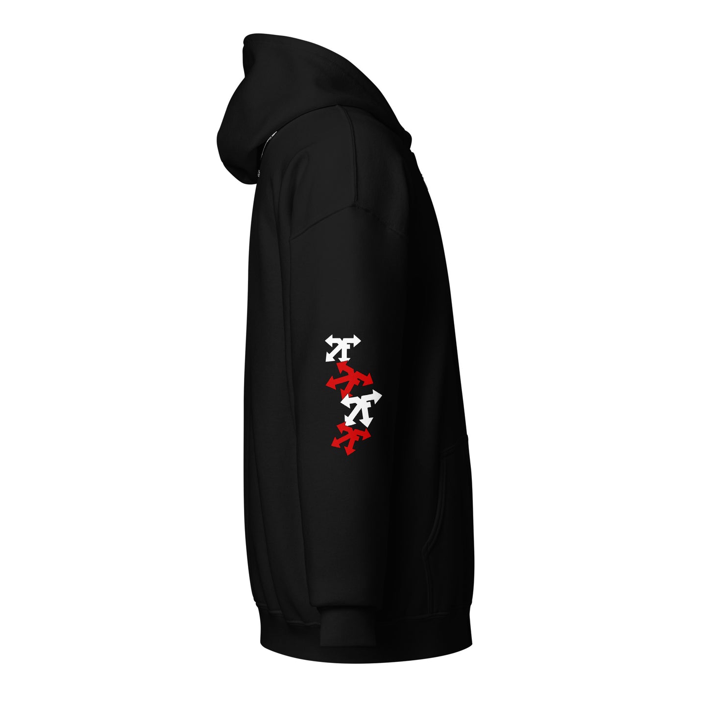 Unisex heavy blend zip hoodie red