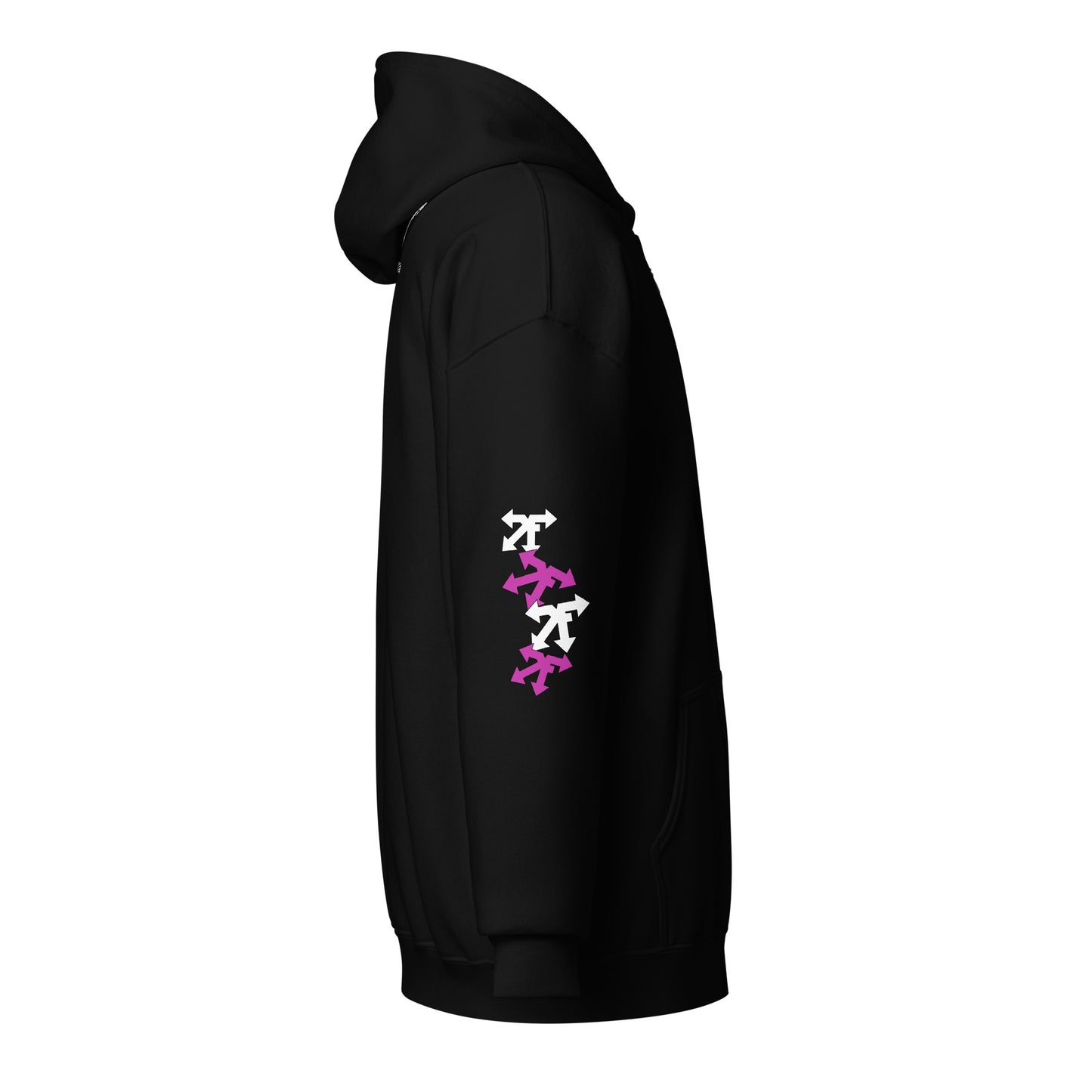 Unisex heavy blend zip hoodie pink