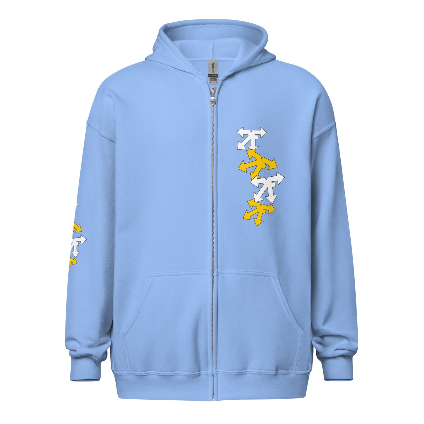 Unisex heavy blend zip hoodie gold