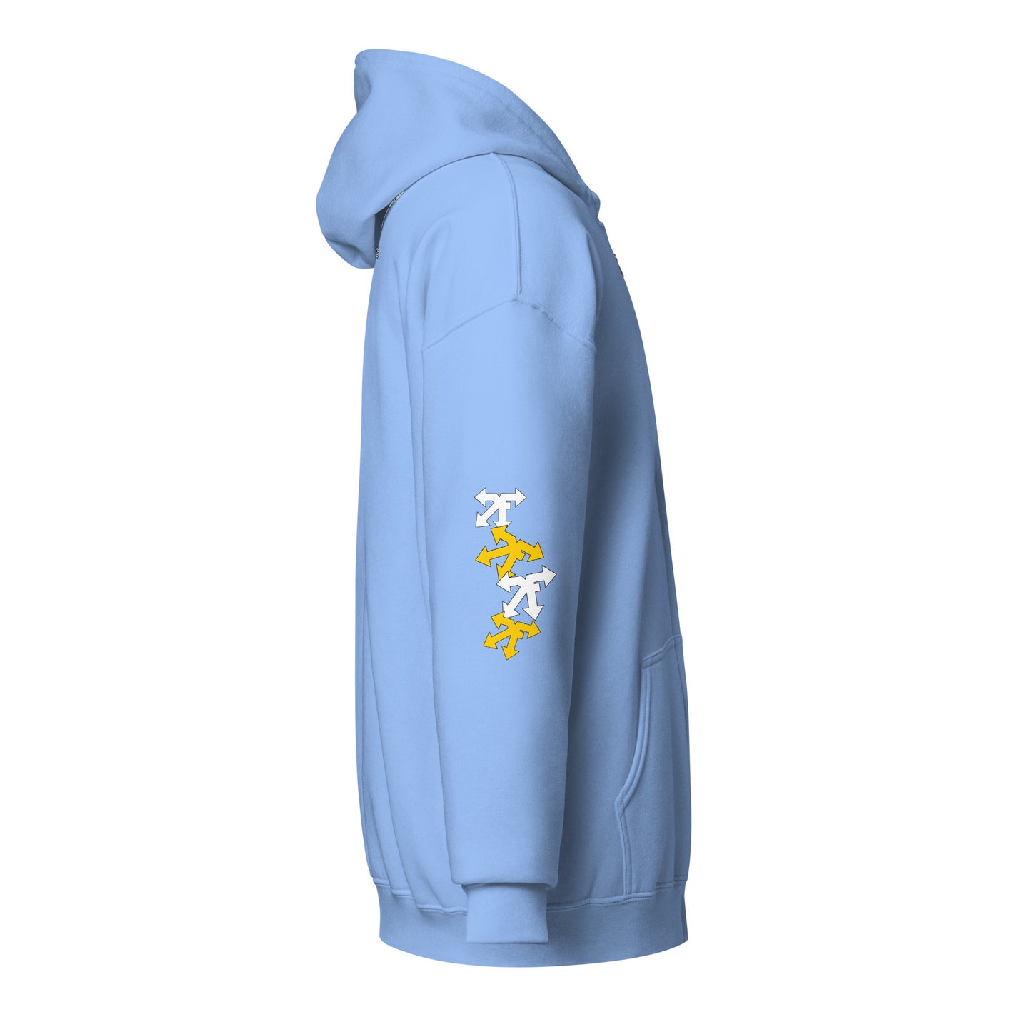 Unisex heavy blend zip hoodie gold