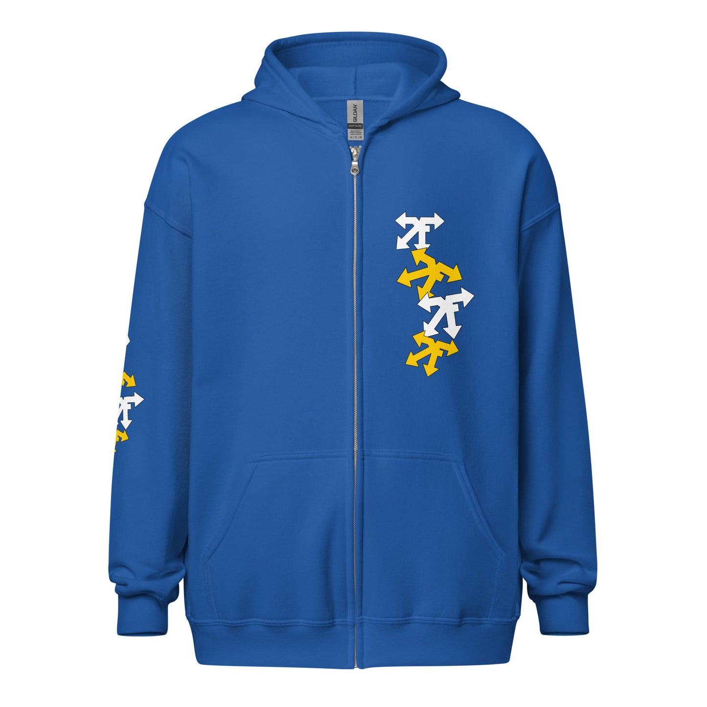 Unisex heavy blend zip hoodie gold
