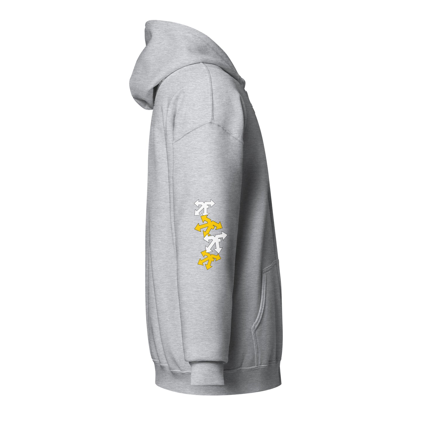 Unisex heavy blend zip hoodie gold