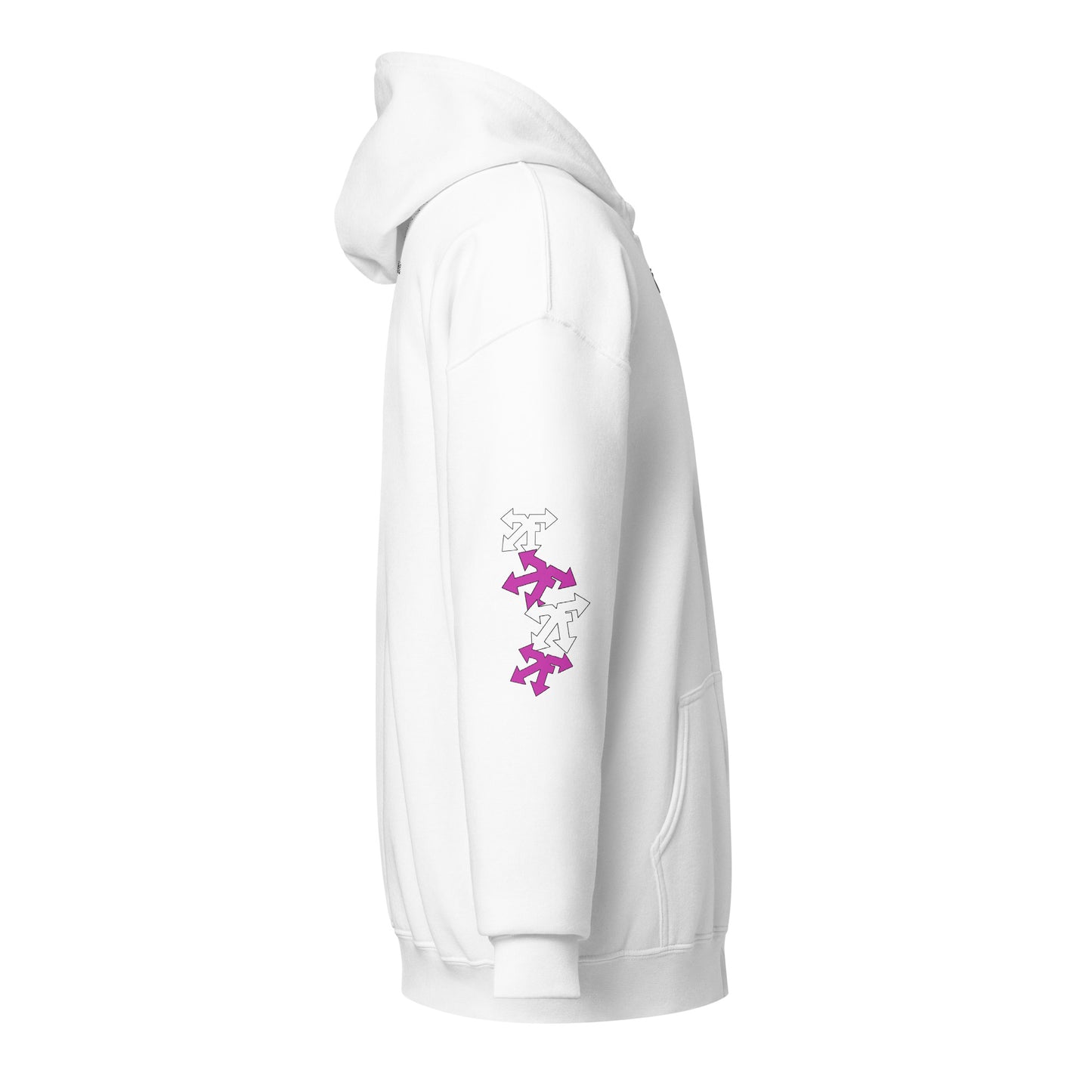 Unisex heavy blend zip hoodie pink