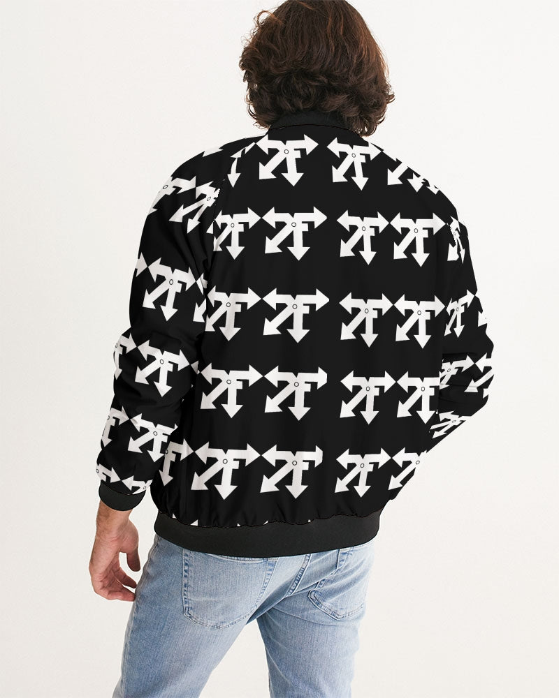 blk n white Men's Bomber Jacket