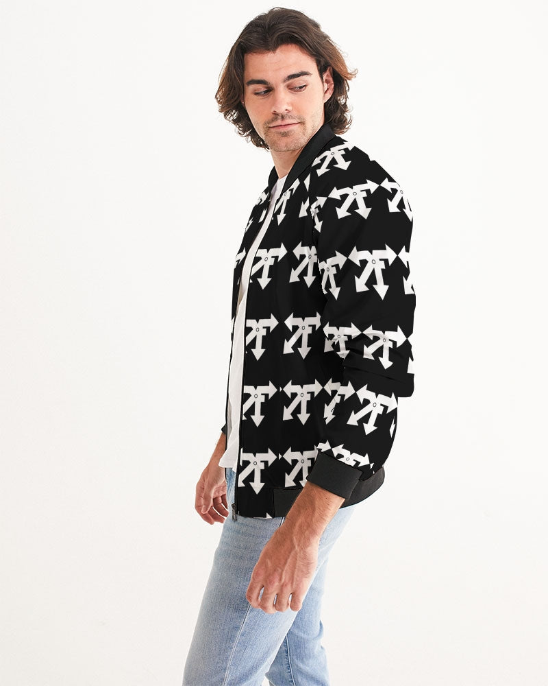 blk n white Men's Bomber Jacket