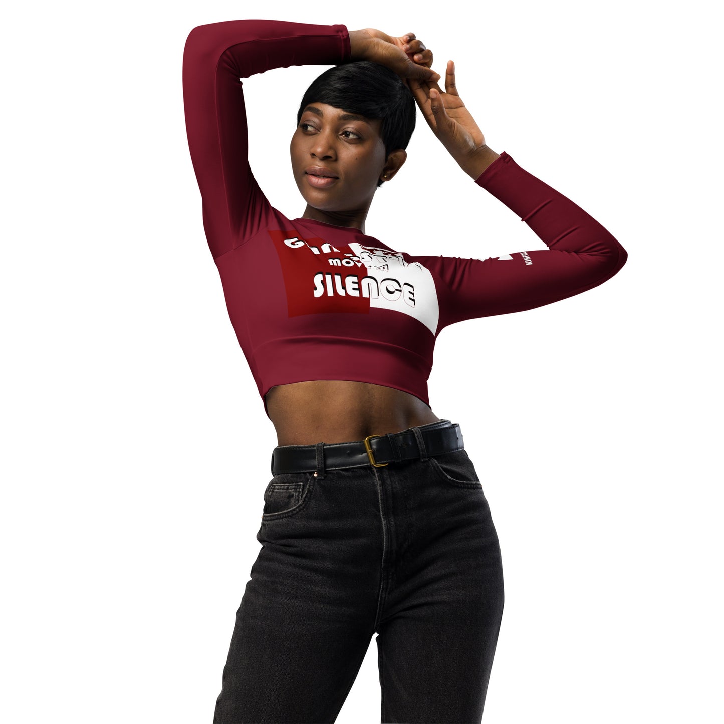 GMIS2 long-sleeve crop top