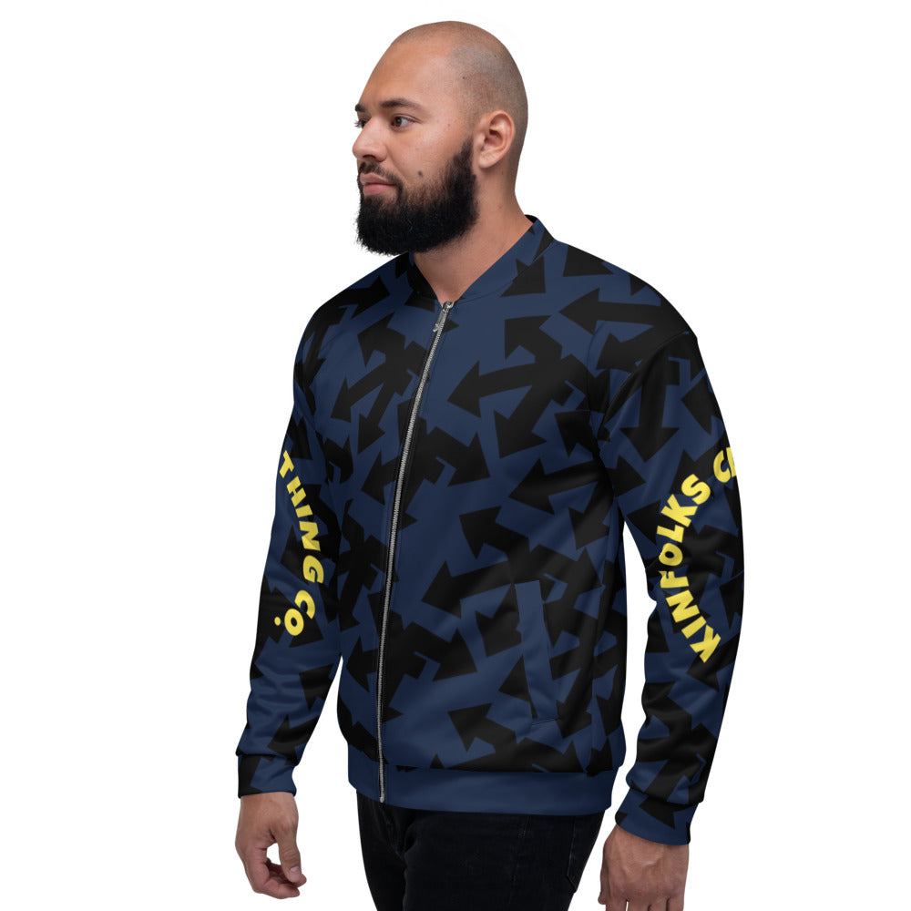 BIG DOGG deep blue Bomber Jacket