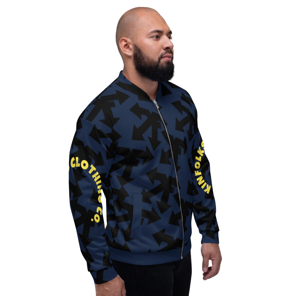 BIG DOGG deep blue Bomber Jacket