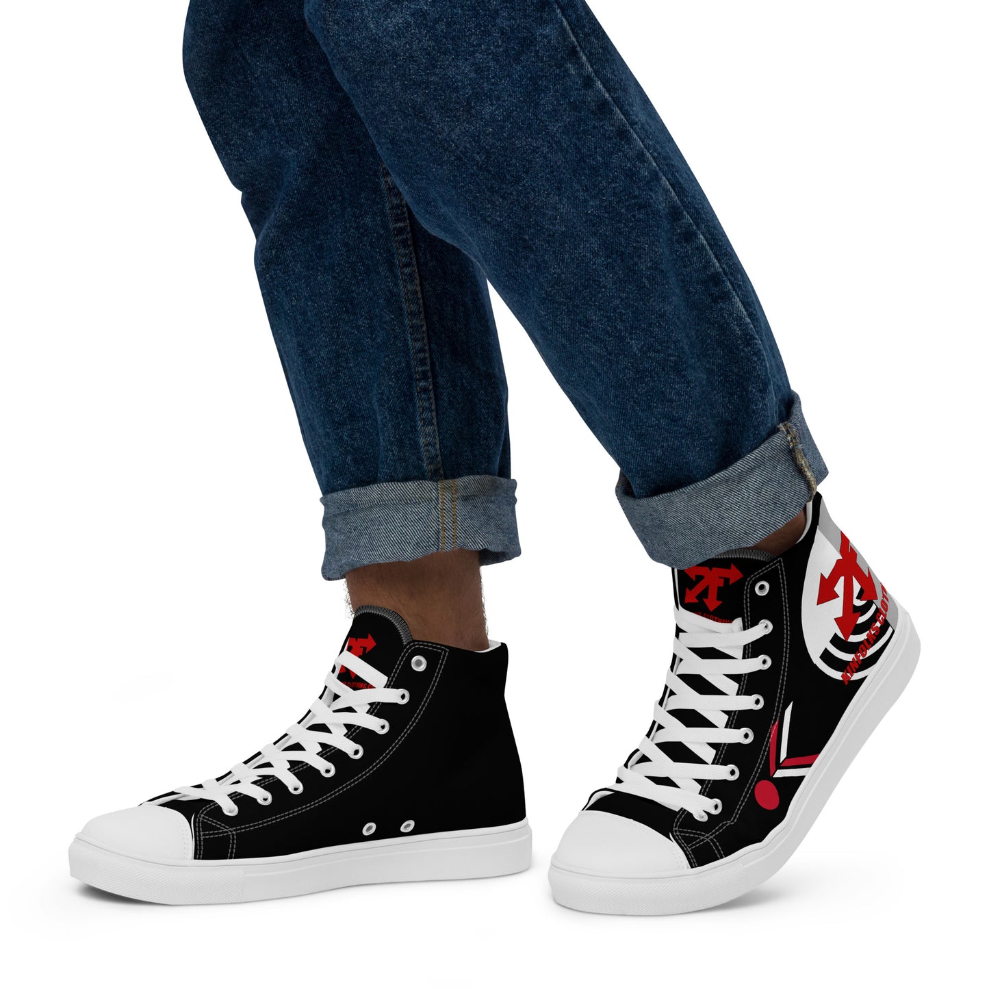 high top canvas shoes