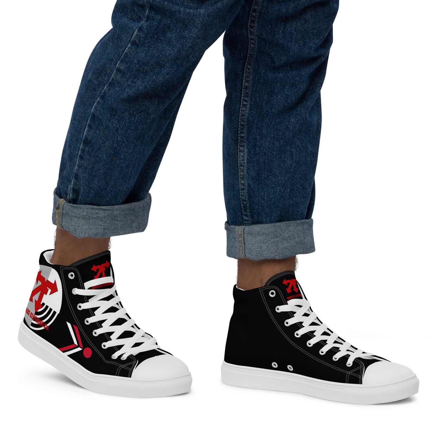 high top canvas shoes