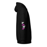 Unisex heavy blend zip hoodie pink