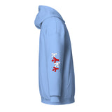 Unisex heavy blend zip hoodie red