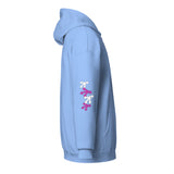 Unisex heavy blend zip hoodie pink