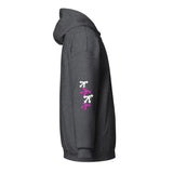 Unisex heavy blend zip hoodie pink