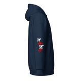 Unisex heavy blend zip hoodie red