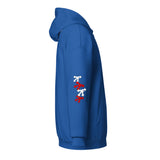 Unisex heavy blend zip hoodie red