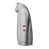 Unisex heavy blend zip hoodie red