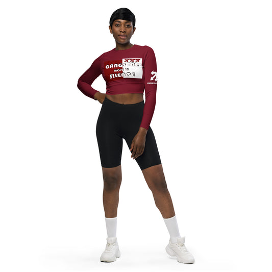 GMIS2 long-sleeve crop top