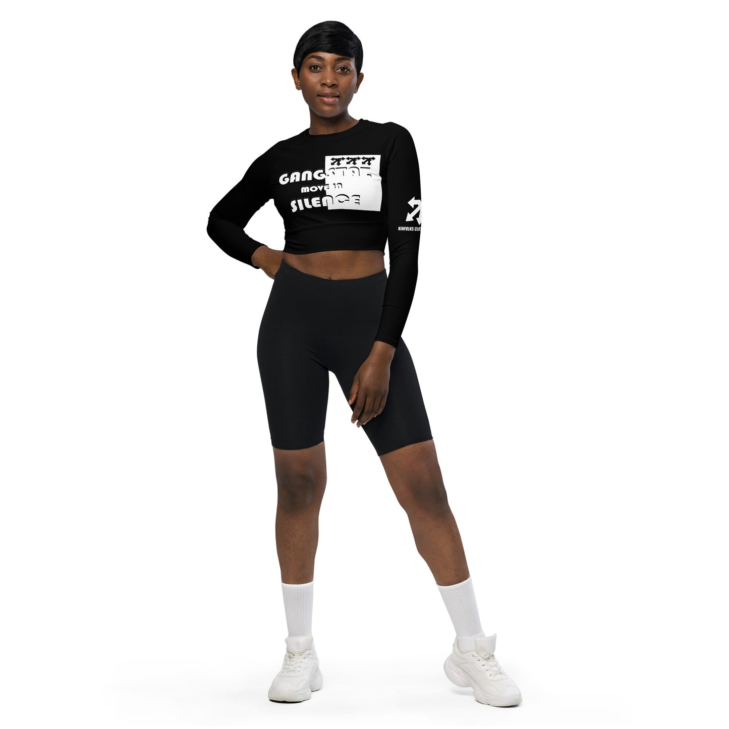 GMIS2 long-sleeve crop top