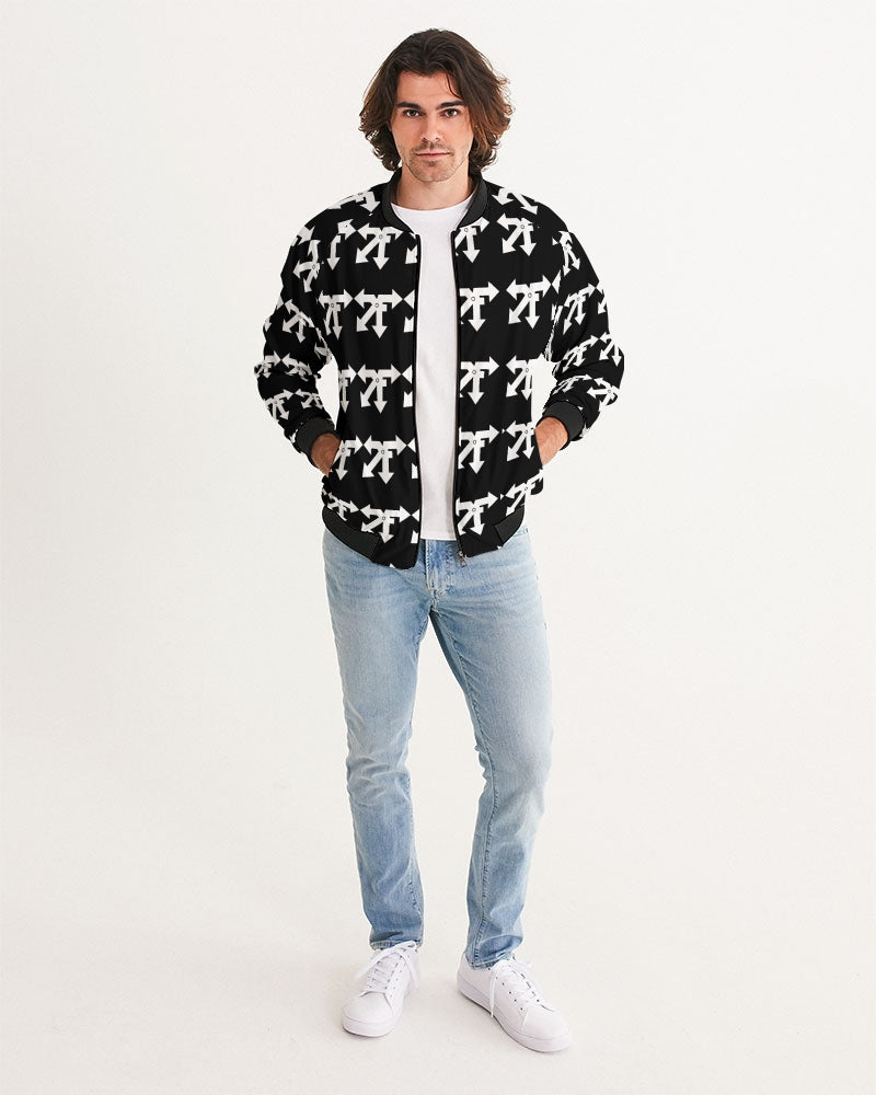 blk n white Men's Bomber Jacket