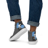 Men’s high top canvas shoes