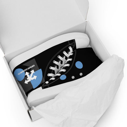 Men’s high top canvas shoes